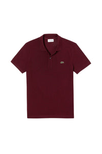 L.12.12 Fitted polo shirt in small pique - Vigne Chiné