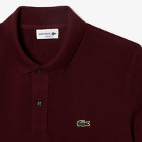 L.12.12 Fitted polo shirt in small pique - Vigne Chiné