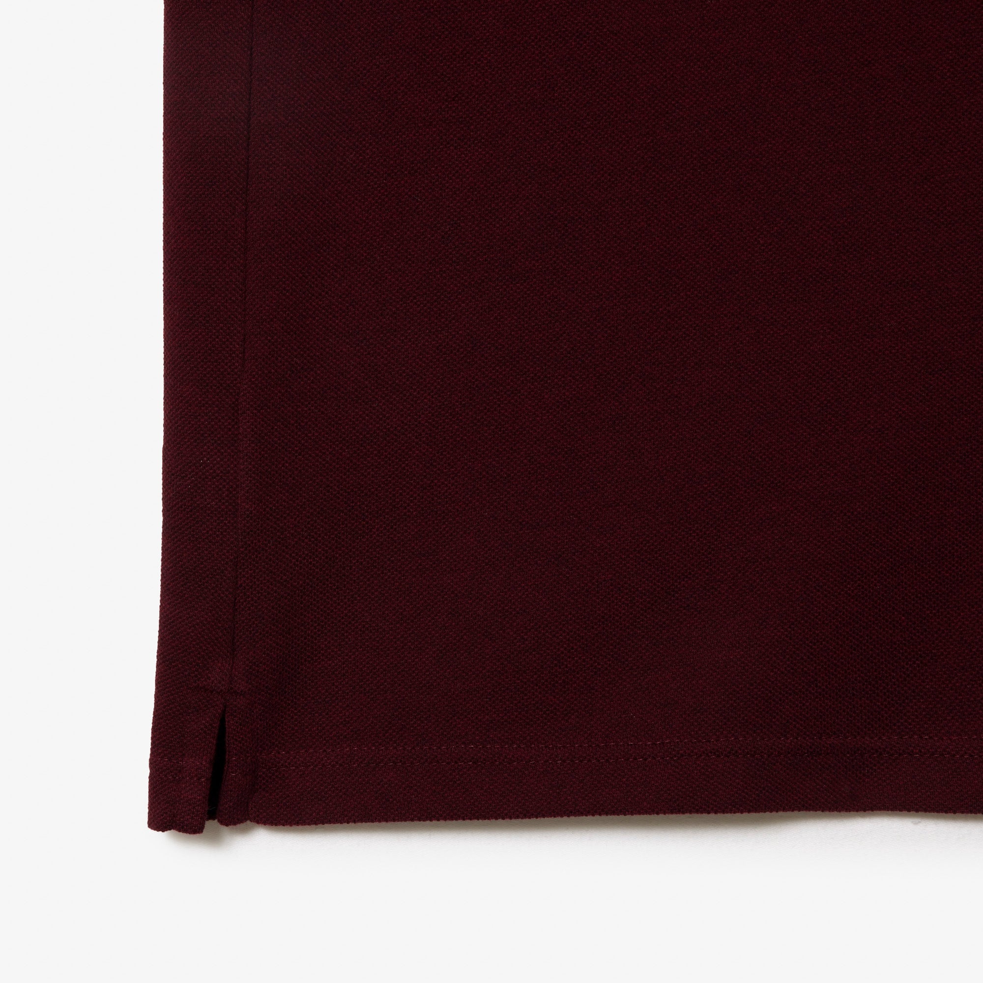 L.12.12 Fitted polo shirt in small pique - Vigne Chiné
