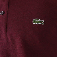 L.12.12 Fitted polo shirt in small pique - Vigne Chiné