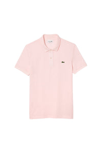 Polo L.12.12 ajusté en petit piqué - Flamant