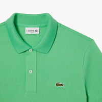 L.12.12 Fitted polo shirt in small piqué - Peppermint