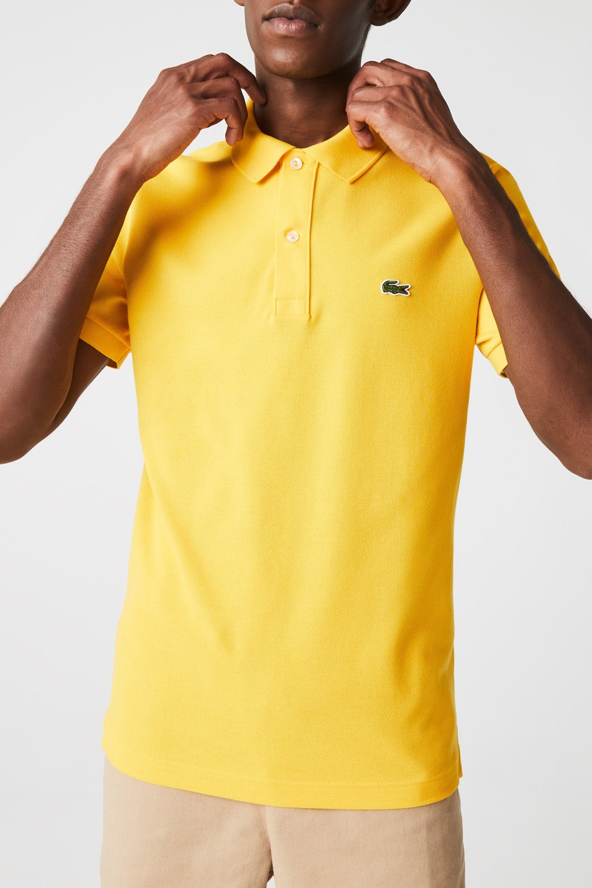 L.12.12 polo shirt in small pique - Genet
