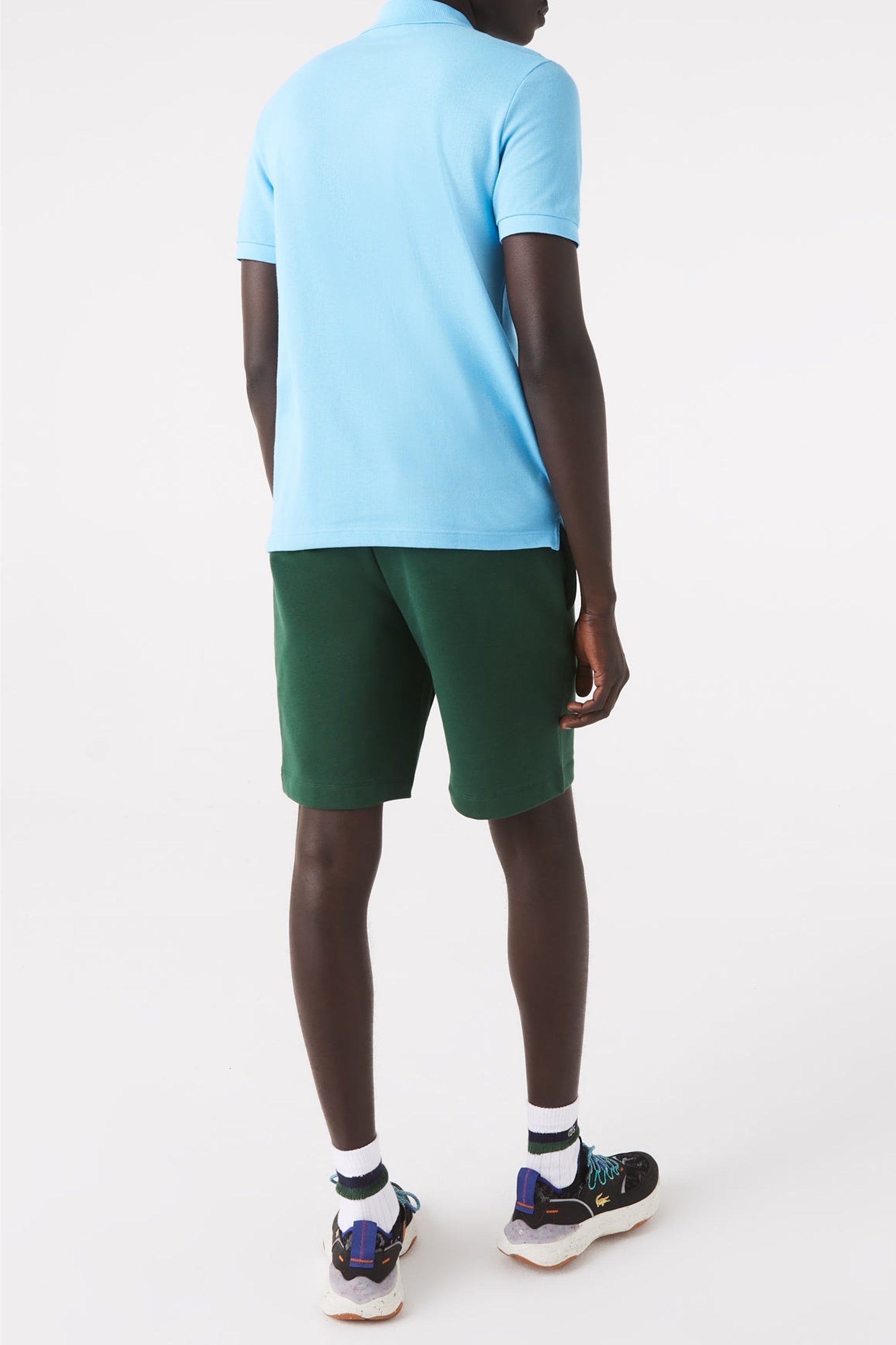 Polo L.12.12 ajusté en petit piqué - Azur