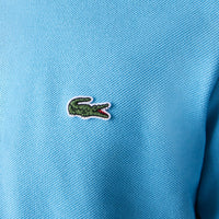 Polo L.12.12 ajusté en petit piqué - Azur
