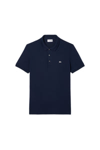 Polo en mini piqué stretch - Marine