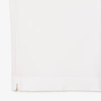 Paris piqué button-down polo shirt - White