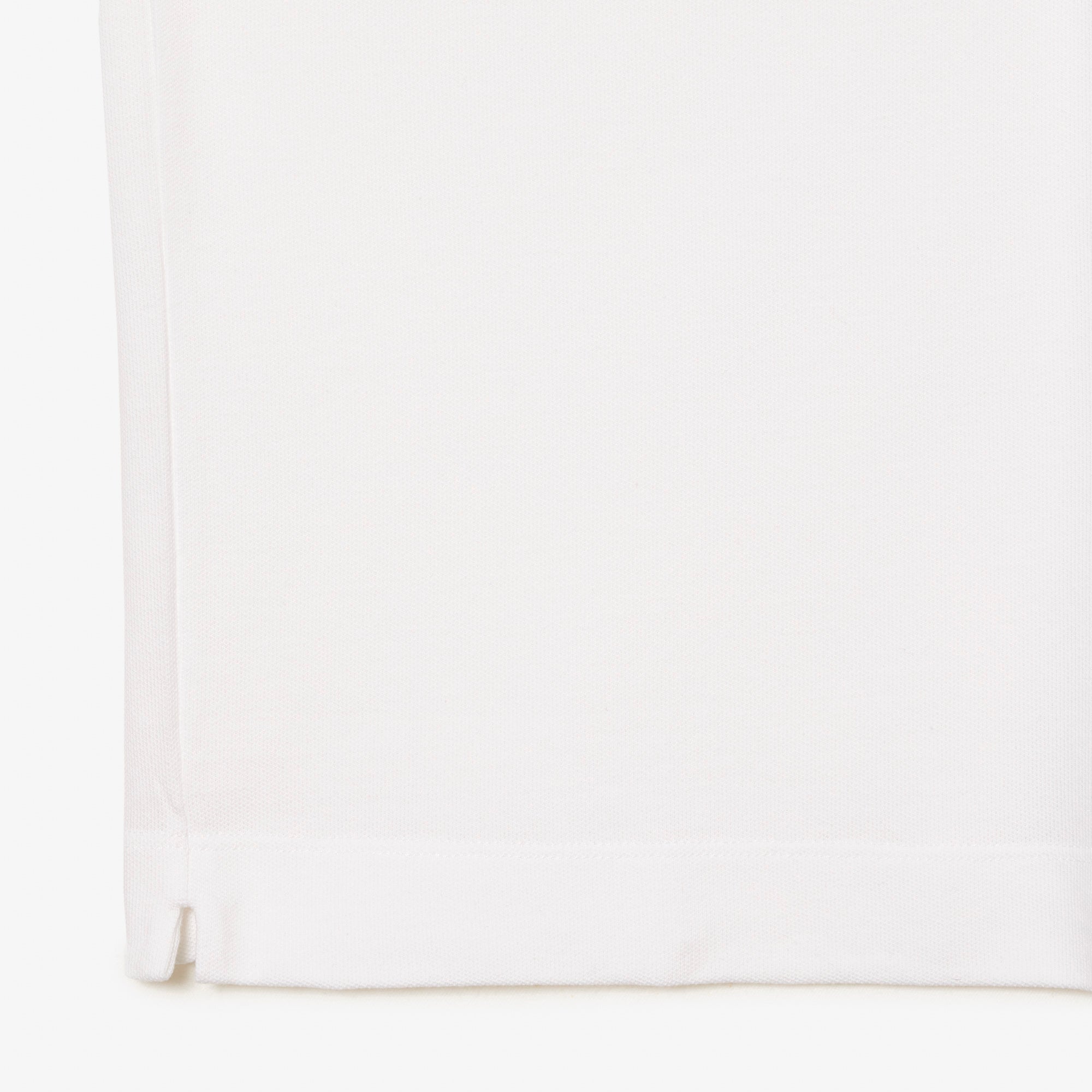 Paris piqué button-down polo shirt - White
