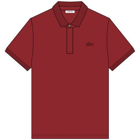 Polo à manches courtes - Rouge