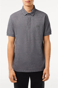 Polo coupe droite Paris boutonné en piqué - Eclipse Jaspe