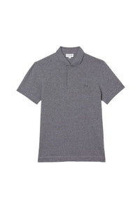 Paris piqué button-down polo shirt - Eclipse Jaspe
