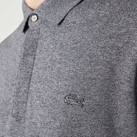 Polo coupe droite Paris boutonné en piqué - Eclipse Jaspe