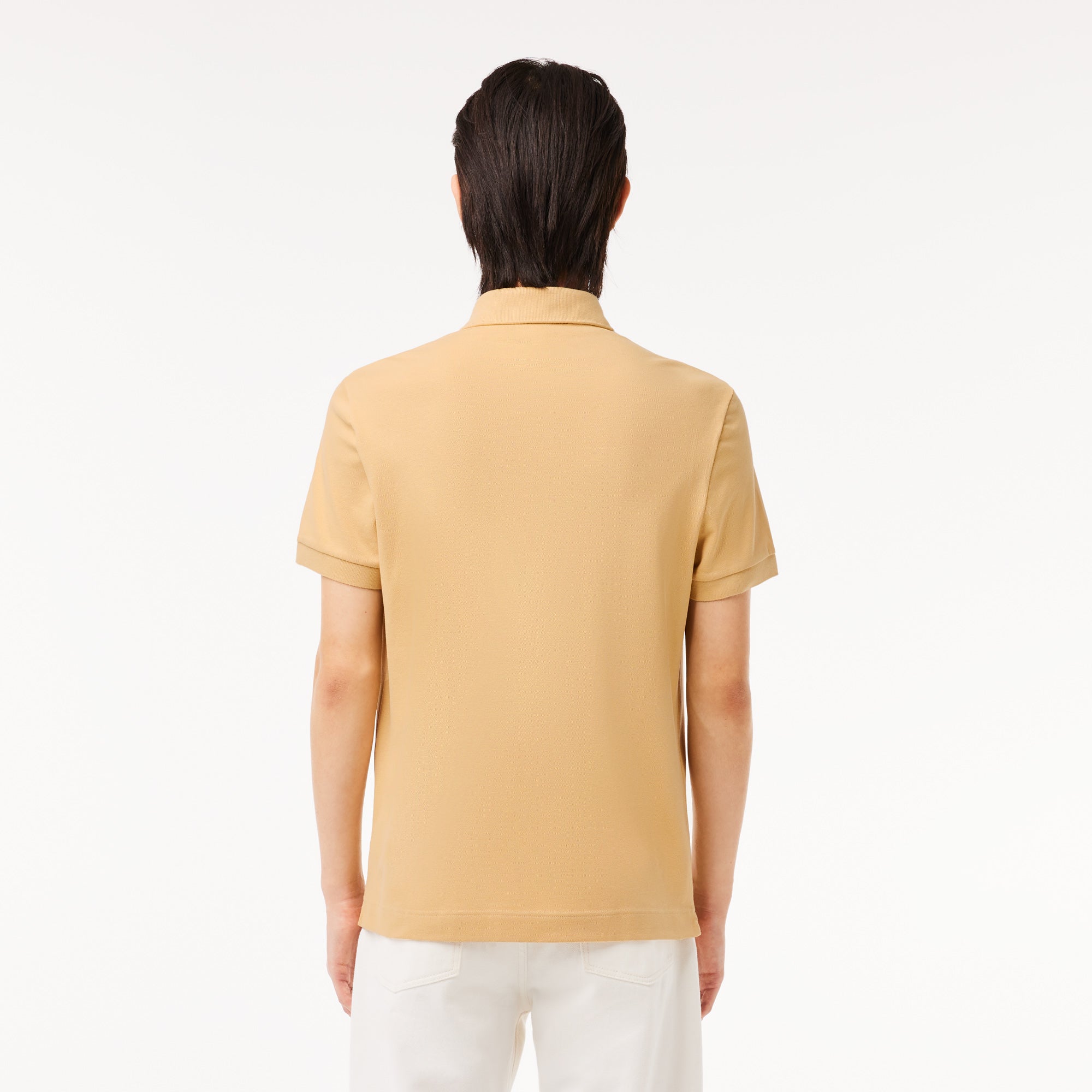Polo coupe droite Paris boutonné en piqué - Croissant