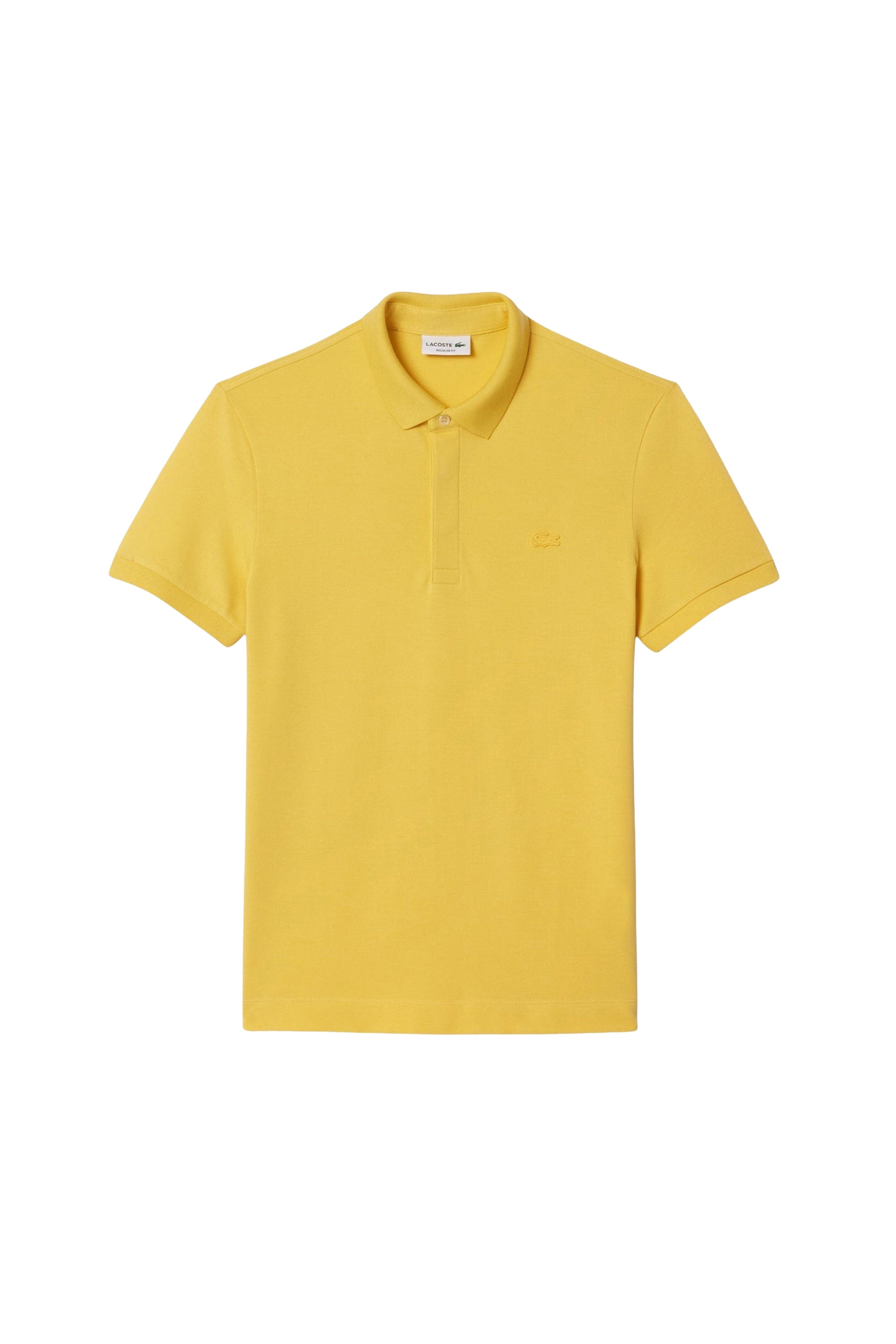 Paris piqué button-down polo shirt - Cornsilk