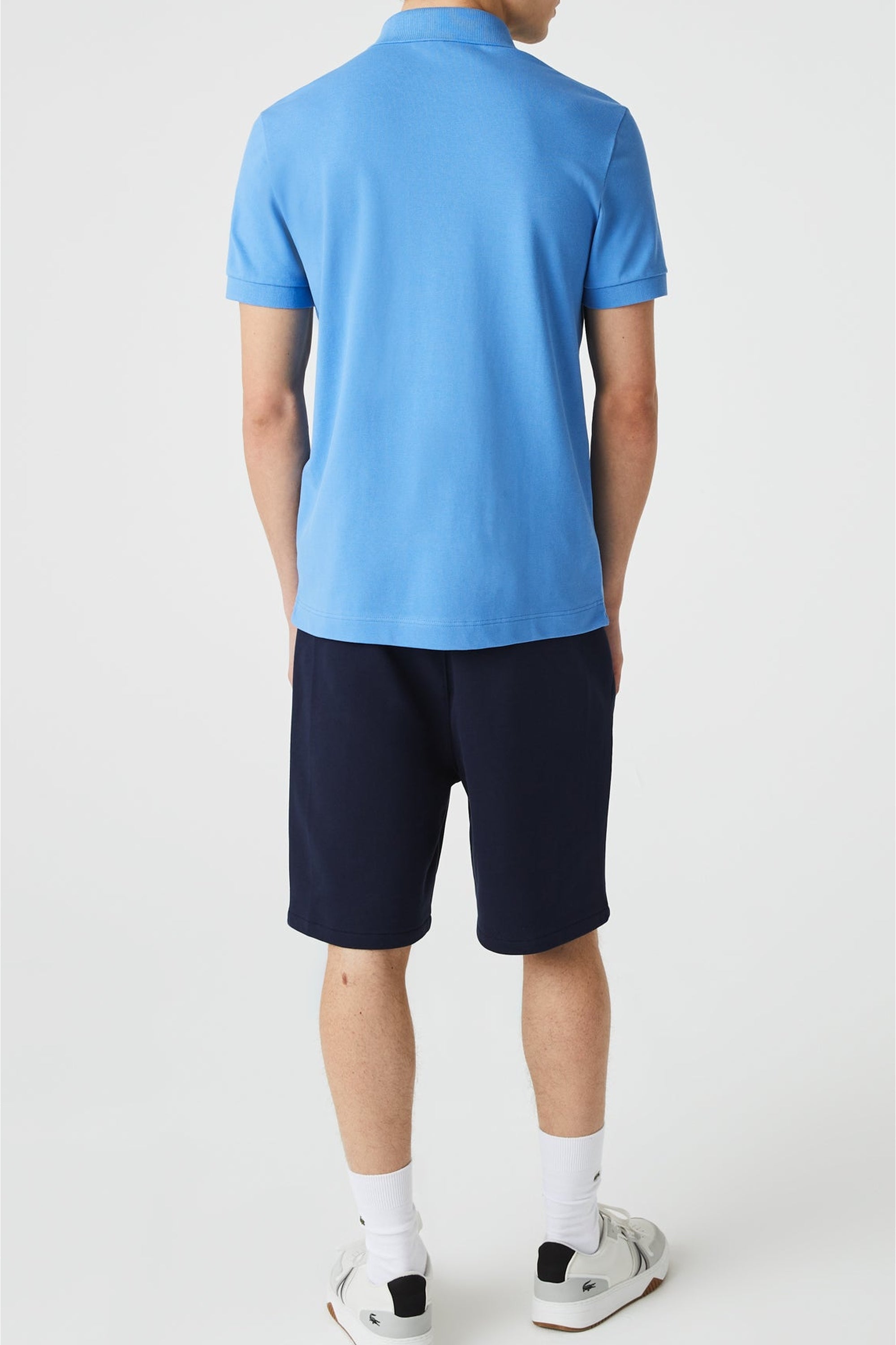Paris straight-cut polo with piqué buttons - Aérien