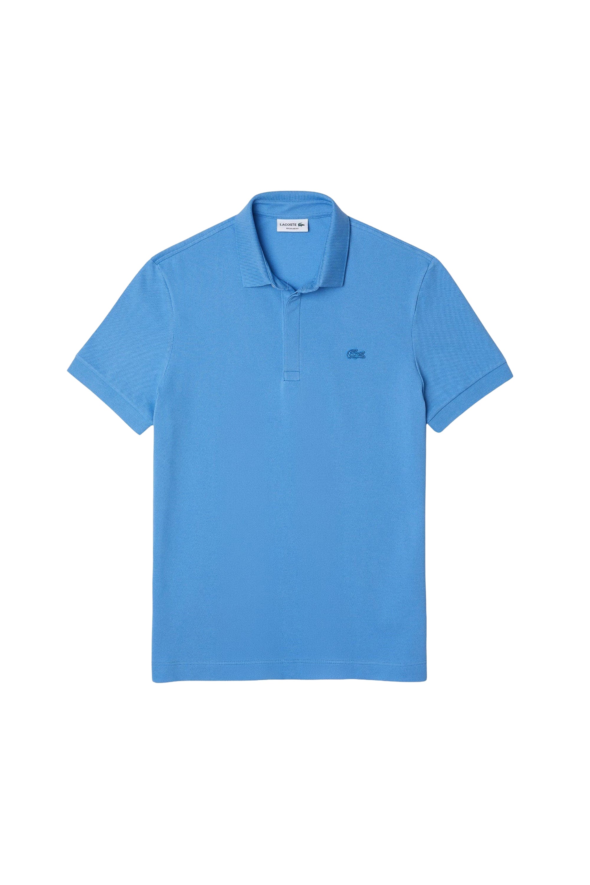Paris straight-cut polo with piqué buttons - Aérien