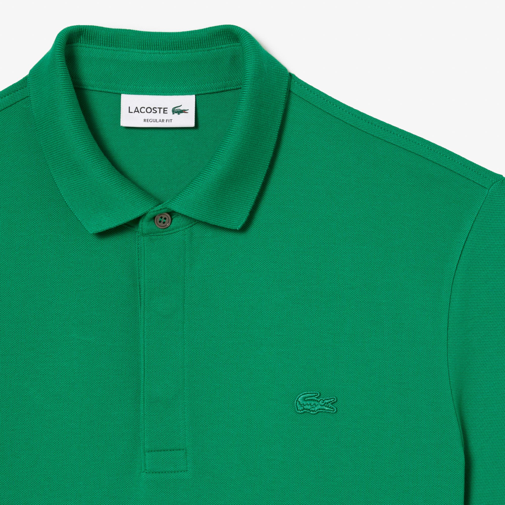 Polo coupe droite Paris boutonné en piqué - Fluorine