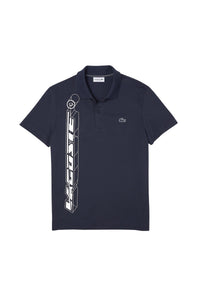 Movement Signature 3D straight cut polo shirt - Midnight blue