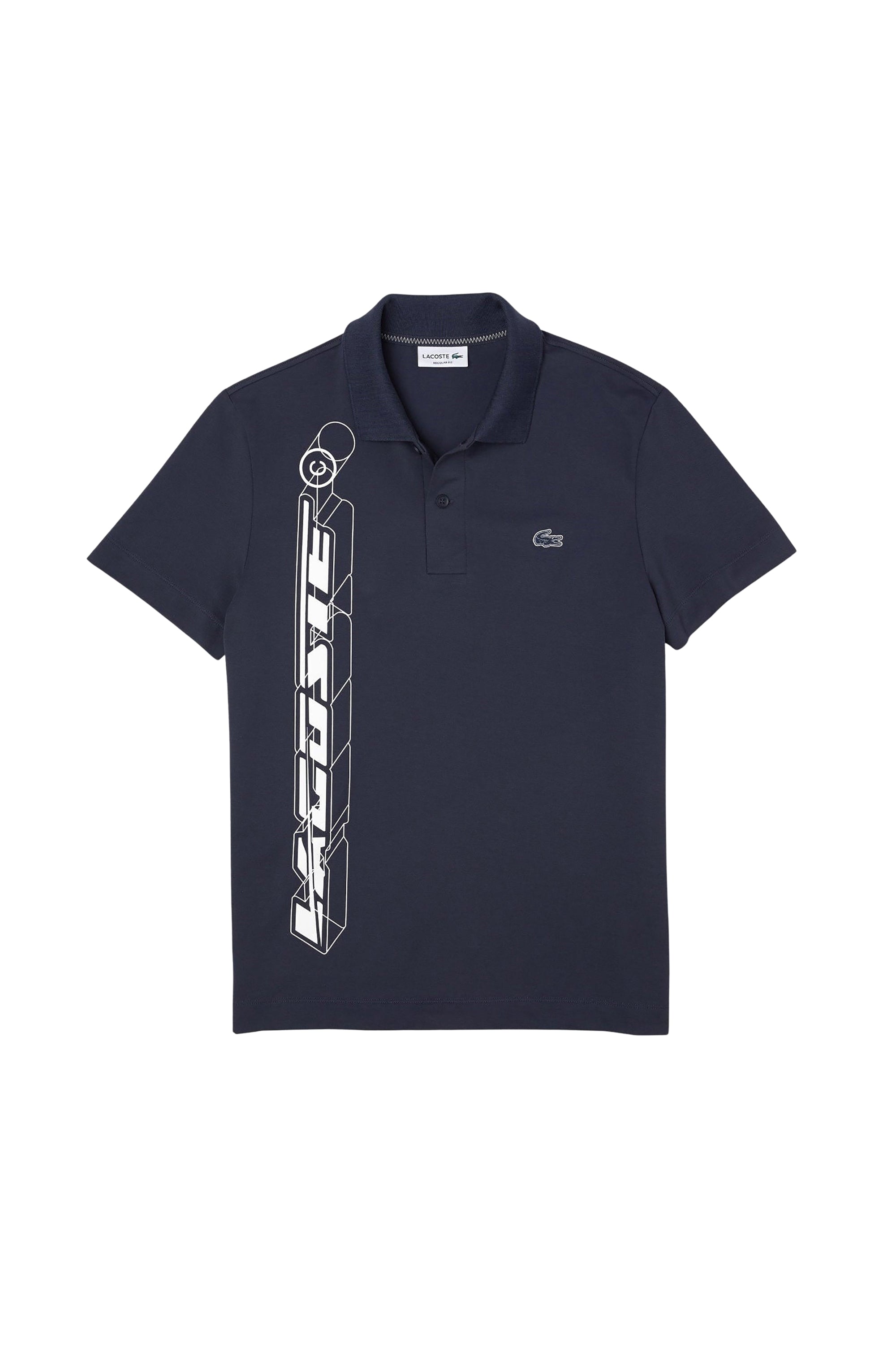 Movement Signature 3D straight cut polo shirt - Midnight blue