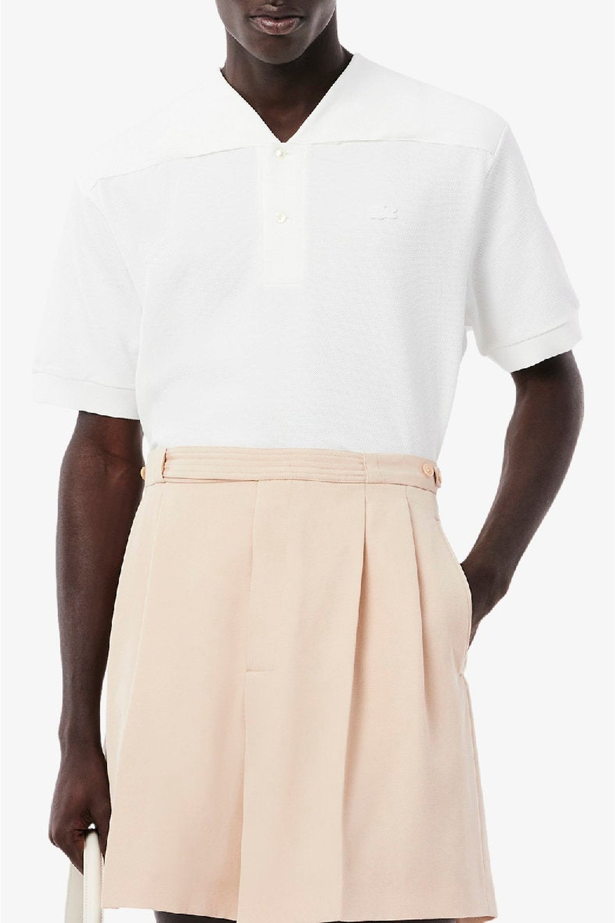 Polo L.12.12 en piqué - Blanc