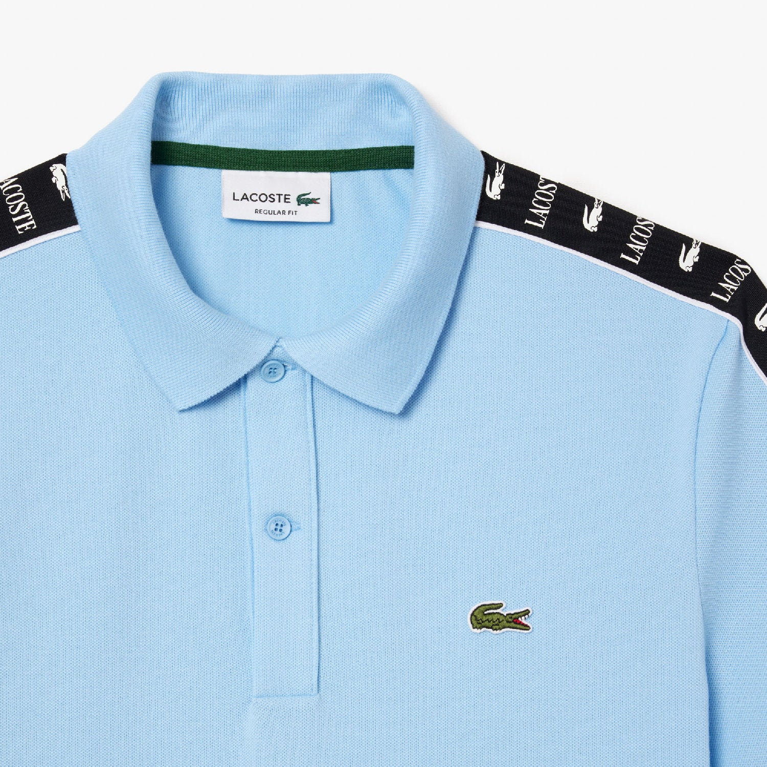 Straight cut pique polo shirt - Panorama