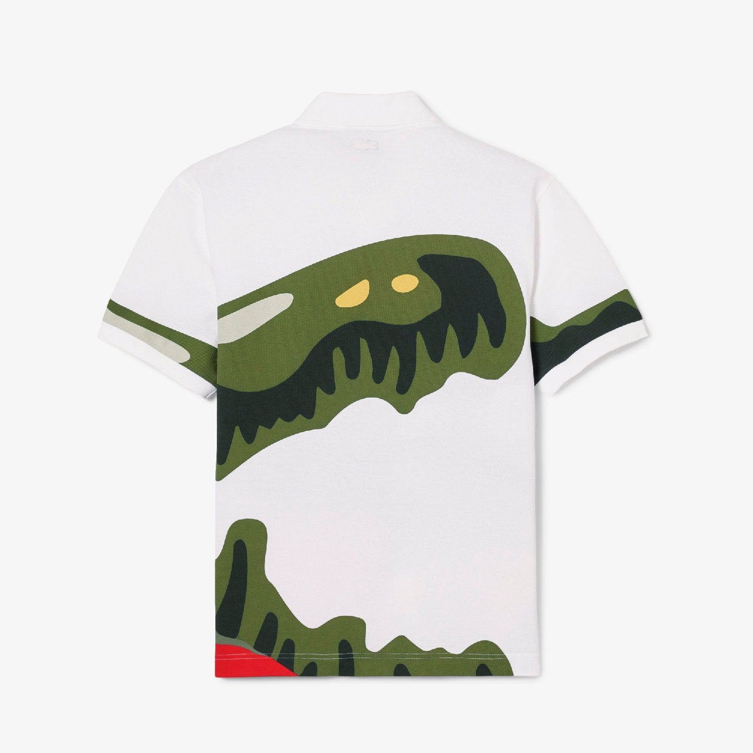 Polo imprimé en piqué - Blanc & Multicolor