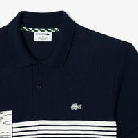 Polo L.12.12 imprimé - Marine