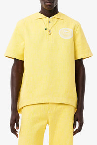 Polo oversize en denim - Ananas & Blanc