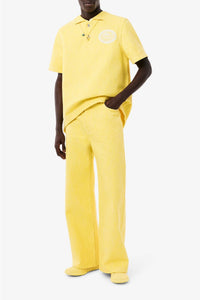 Polo oversize en denim - Ananas & Blanc