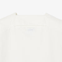 Oversized printed denim T-shirt - White & Multicolour