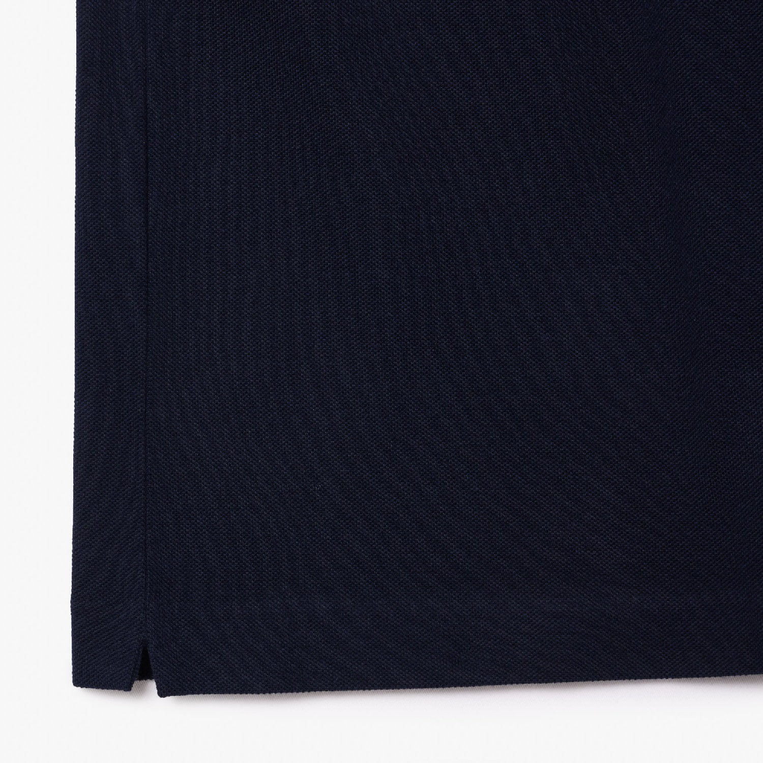 L.12.12 polo shirt with piqué print - Navy