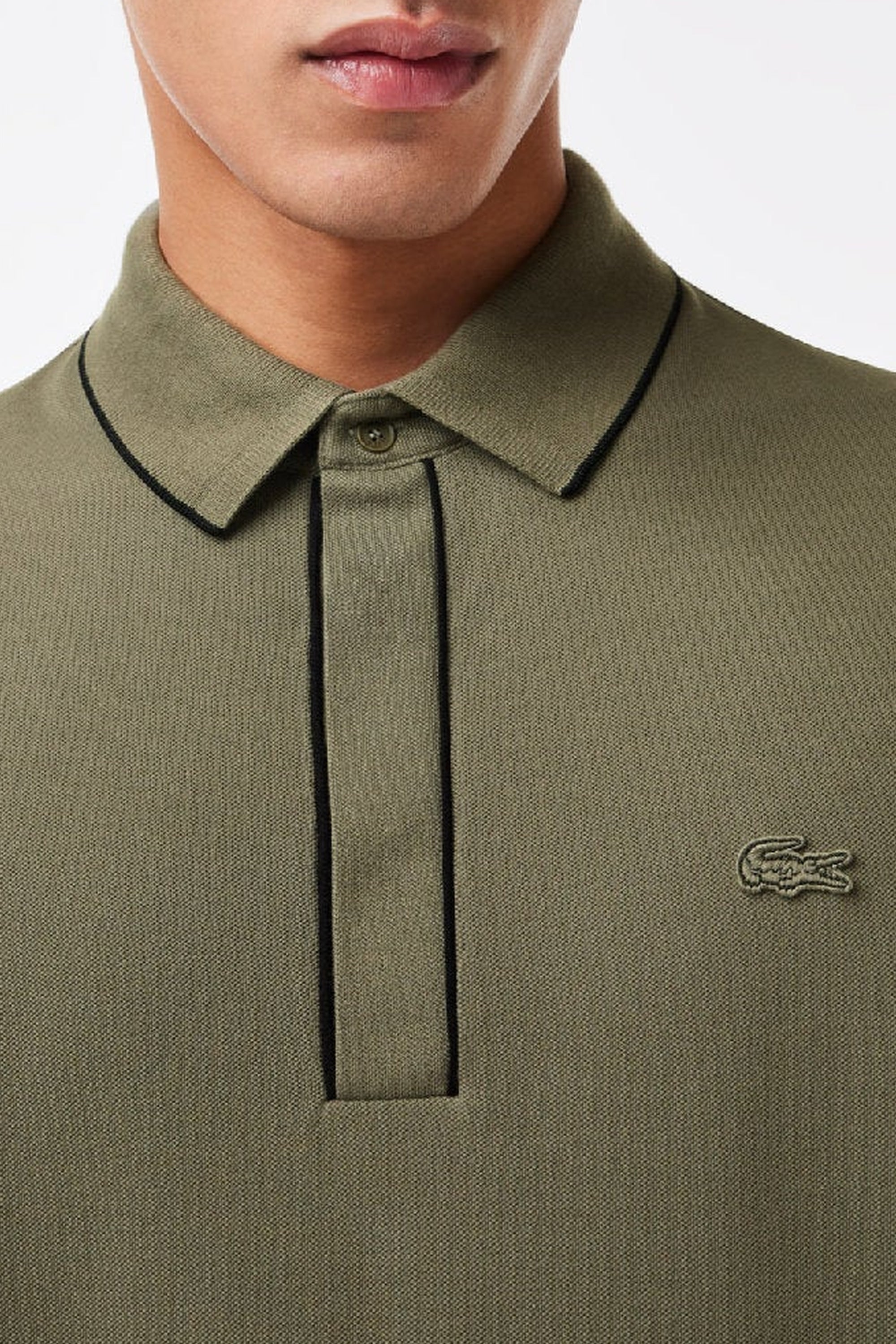 Polo coupe droite Paris boutonné en piqué - Tank