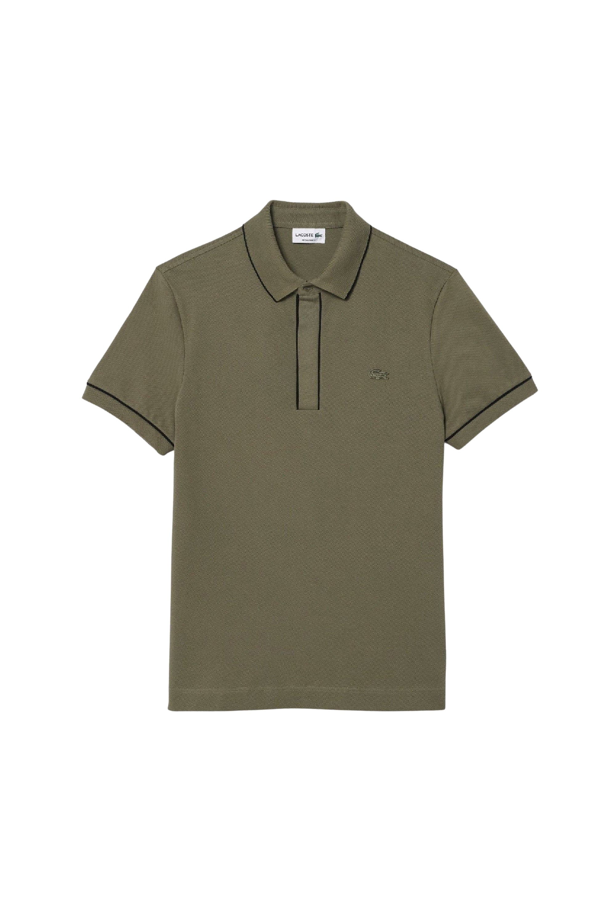 Polo coupe droite Paris boutonné en piqué - Tank
