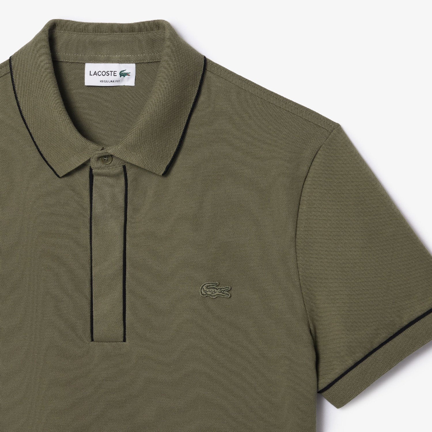 Polo coupe droite Paris boutonné en piqué - Tank