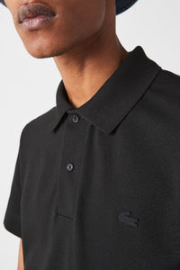 Polo Lacoste Active boutonné - Noir
