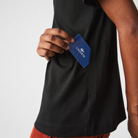 Polo Lacoste Active boutonné - Noir