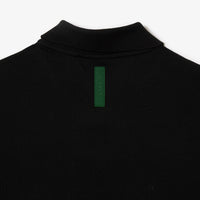 Polo coupe droite en piqué - Noir