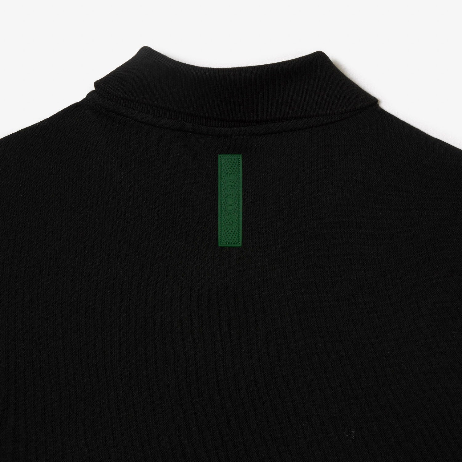 Polo coupe droite en piqué - Noir