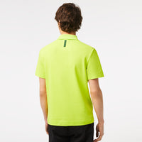 Polo coupe droite en piqué - Lime