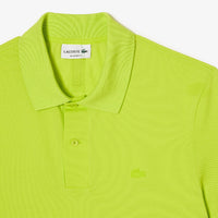 Polo coupe droite en piqué - Lime