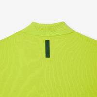 Polo coupe droite en piqué - Lime