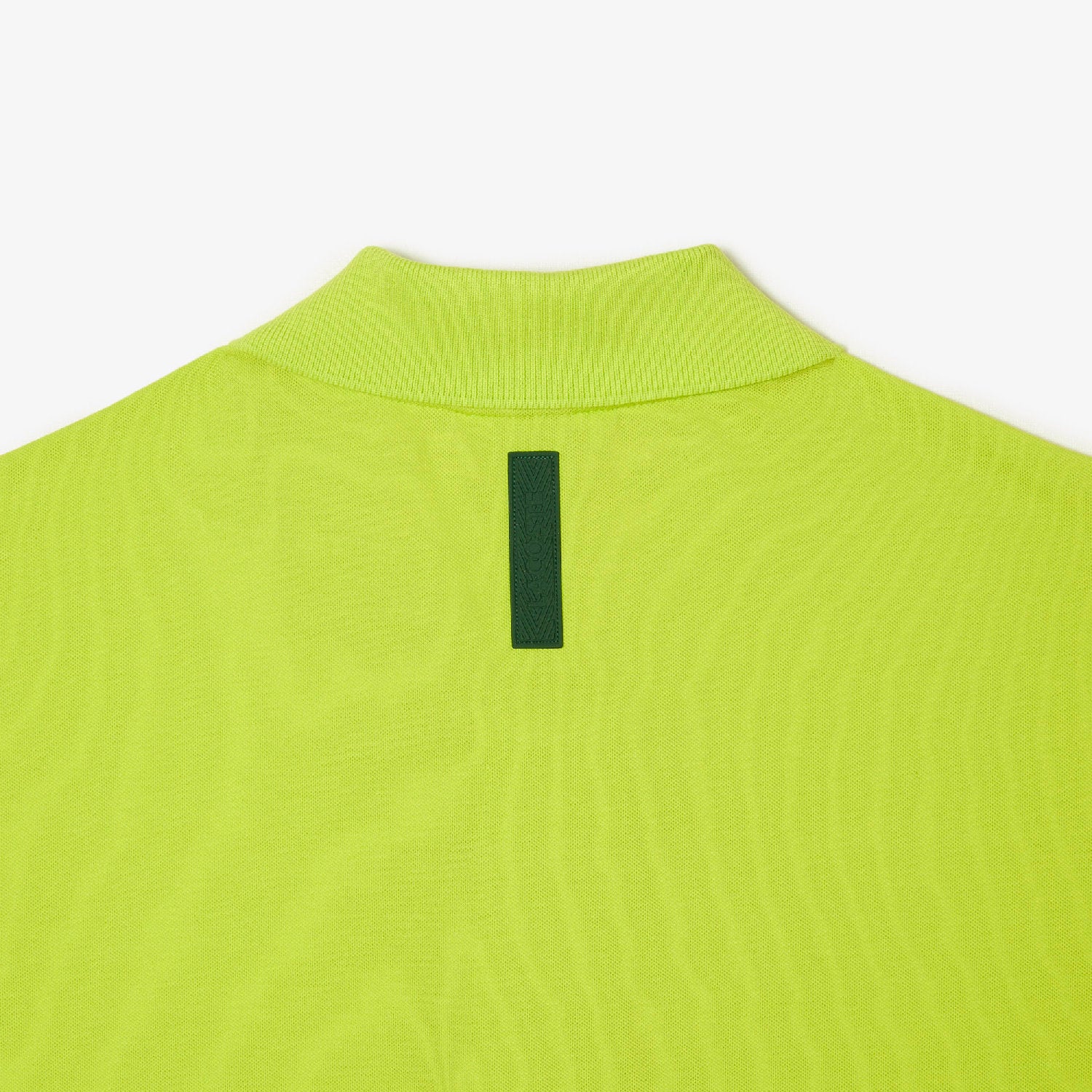 Polo coupe droite en piqué - Lime
