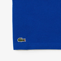Polo avec logo en piqué - Cobalt & Blanc