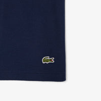 Polo coupe droite Lacoste x Roland-Garros en piqué - Marine