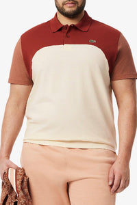 Polo coupe droite L.12.12 à broderie en piqué - Laponie & Iberis
