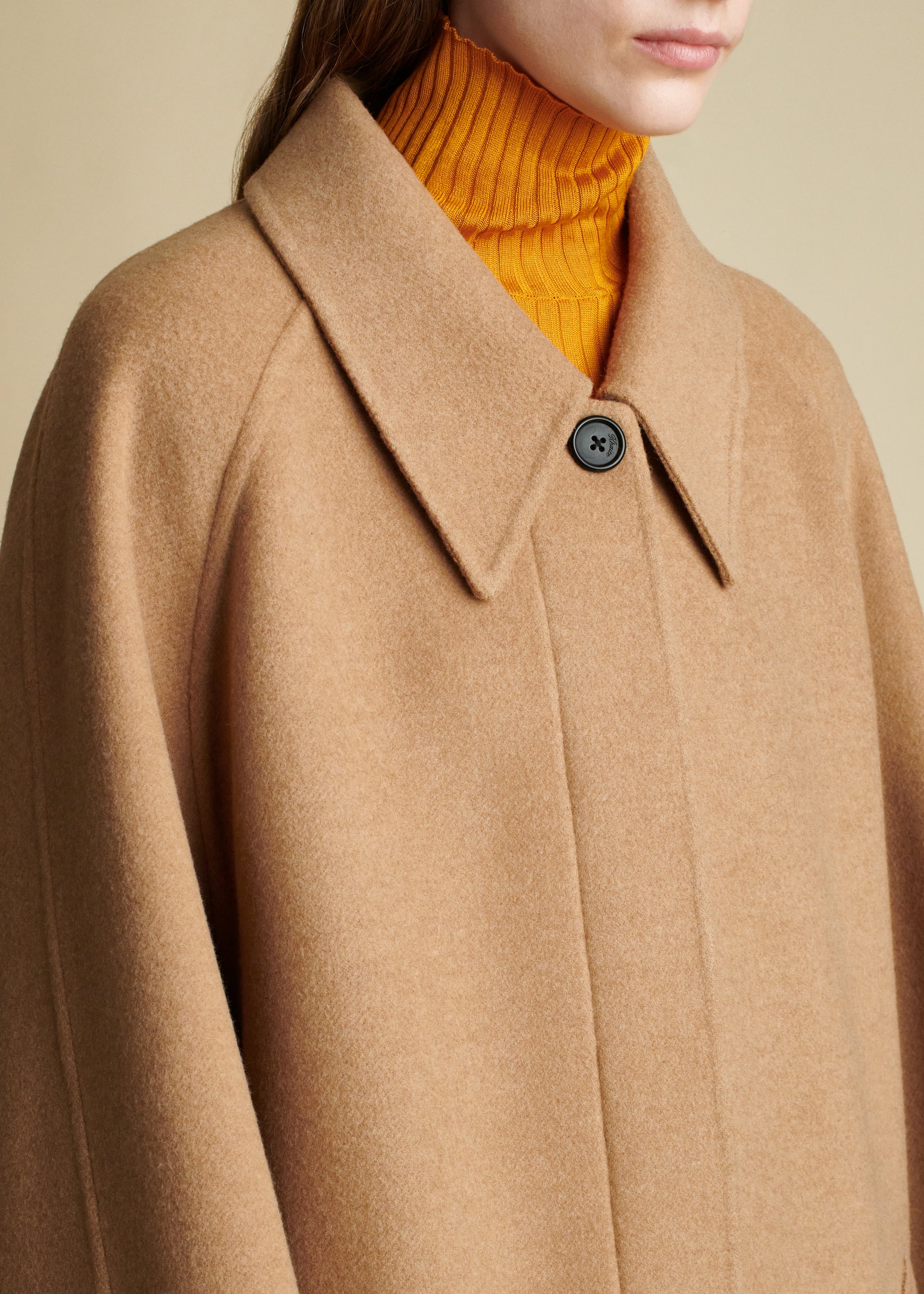 Phelton coat in wool - Camel