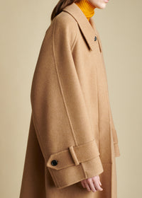 Manteau Phelton en laine - Camel