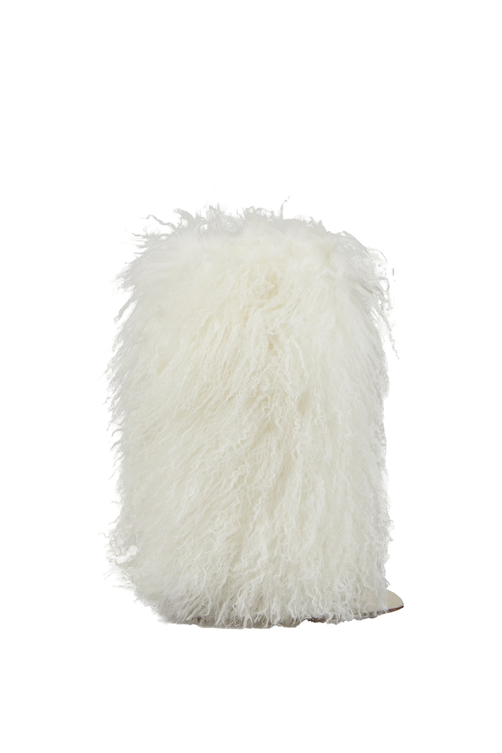 Bottines Furry fourrées en daim - White
