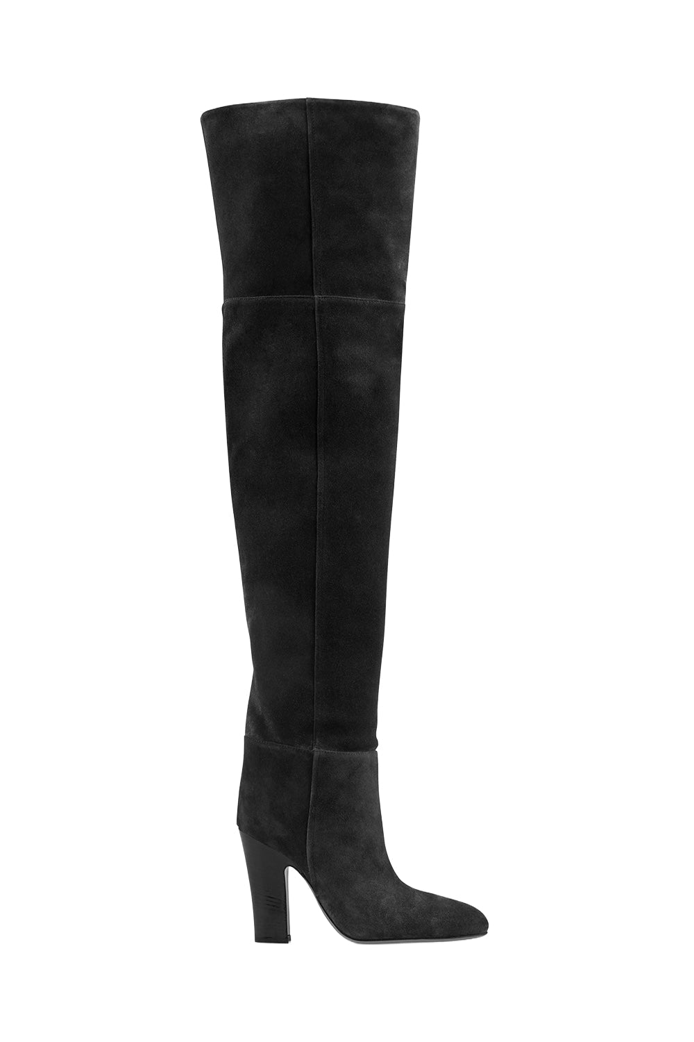 Cuissardes Lavinia 100 en daim - Black