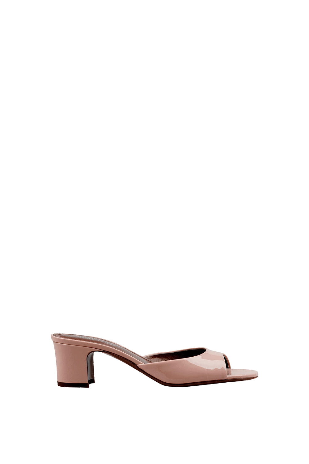 Lara 50 patent leather heeled mules - Dark Phard